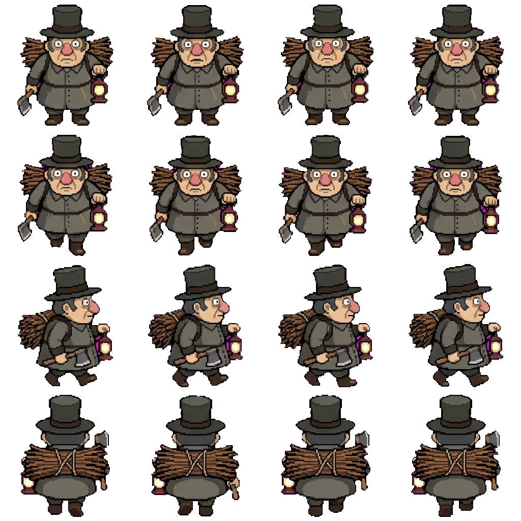 Woodsman movement sprite