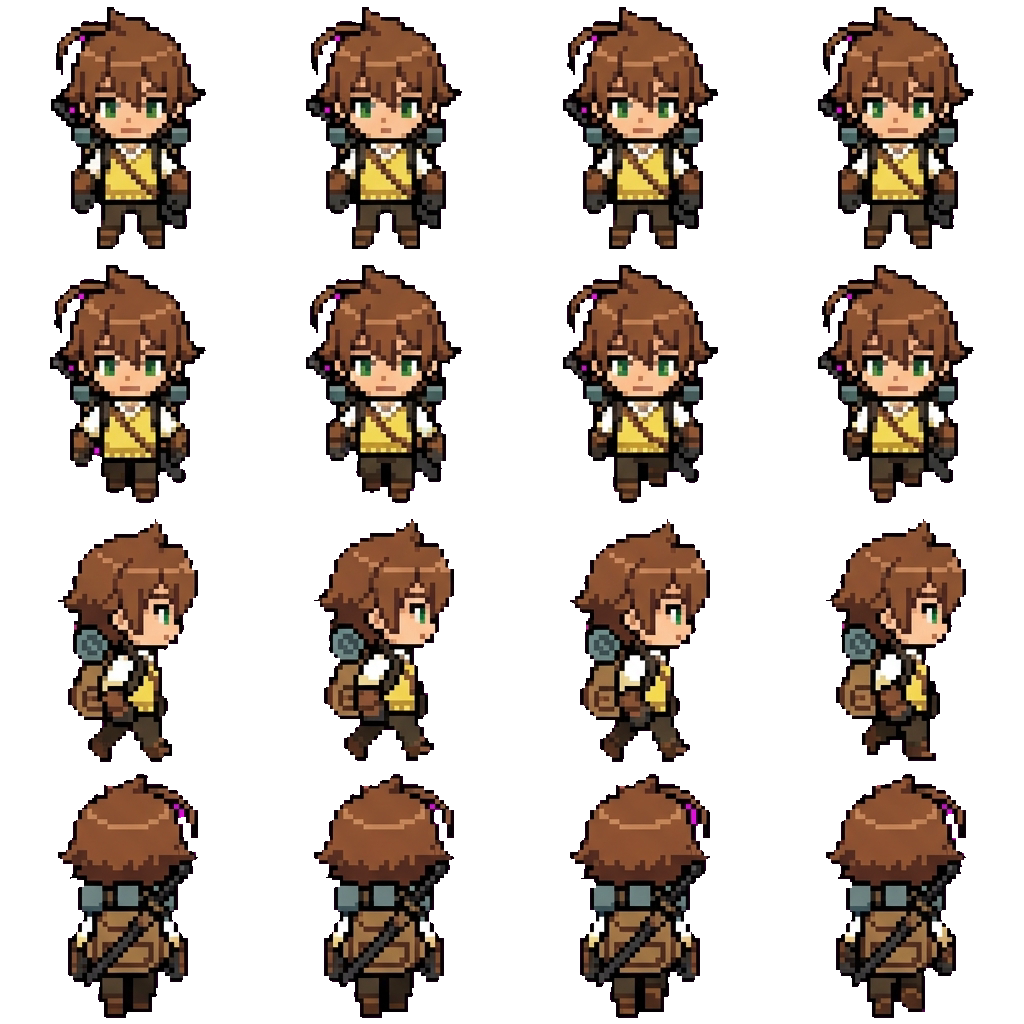 Tatsumi movement sprite
