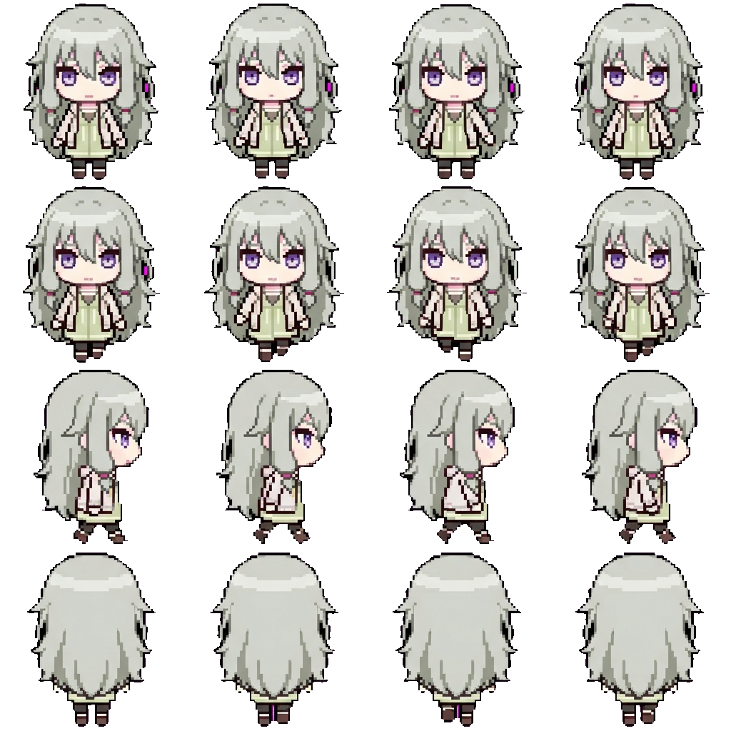 Nene Kusanagi movement sprite