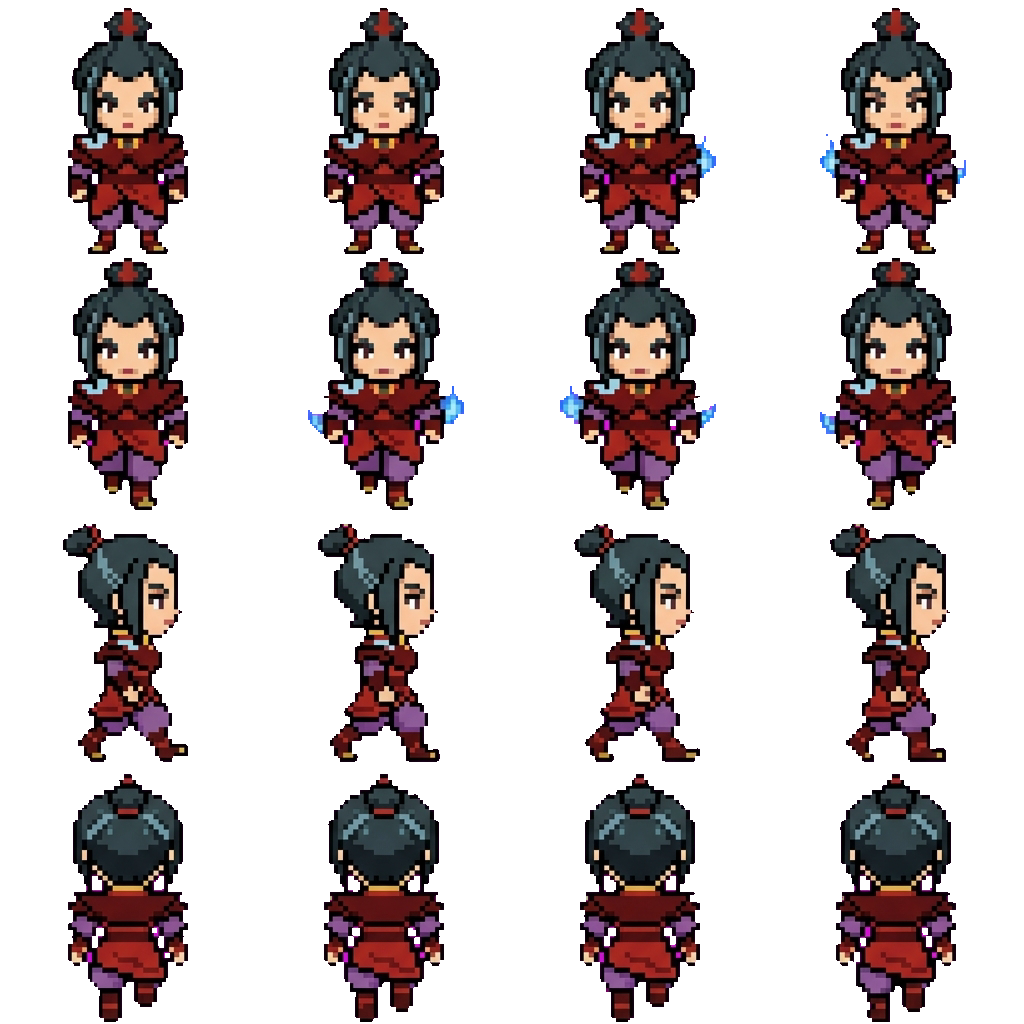 Azula movement sprite