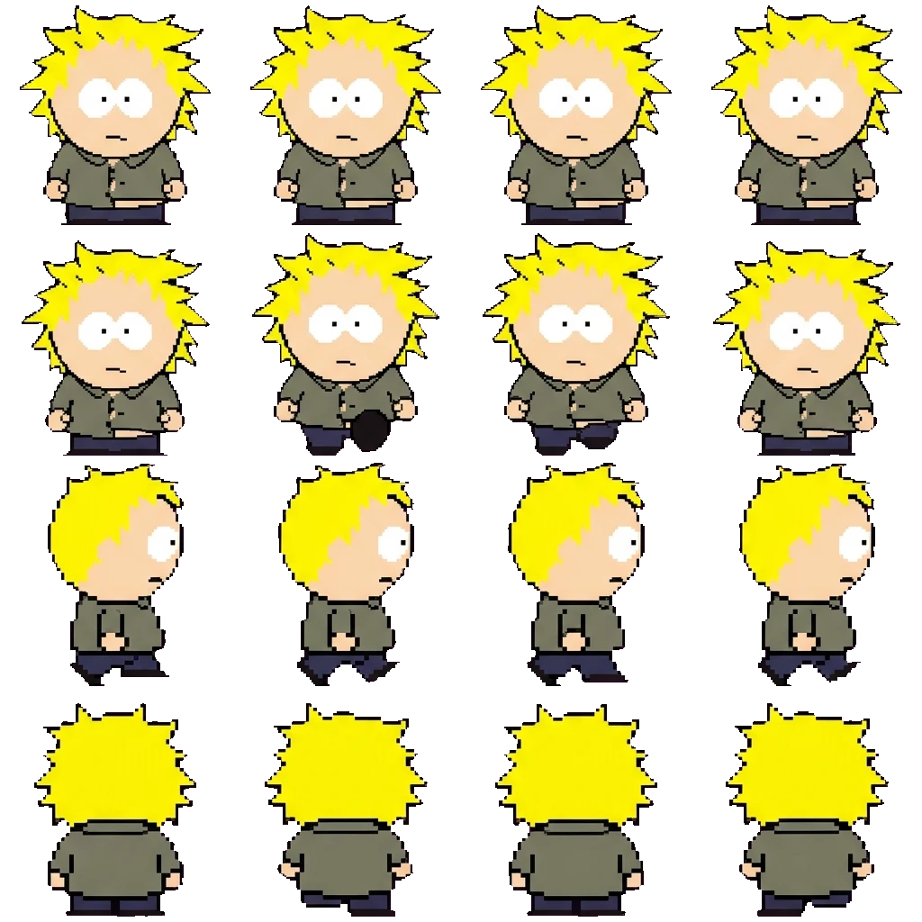 Tweek movement sprite