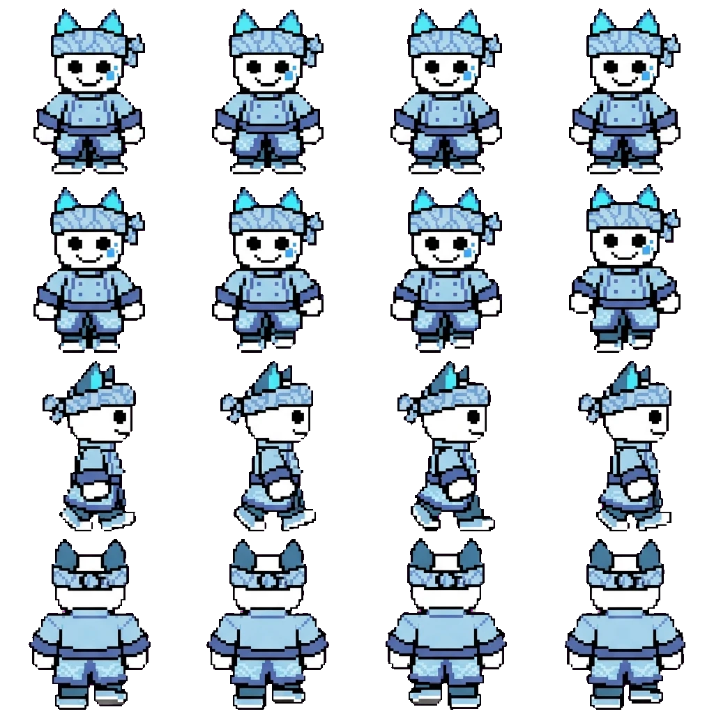 Slingshot movement sprite