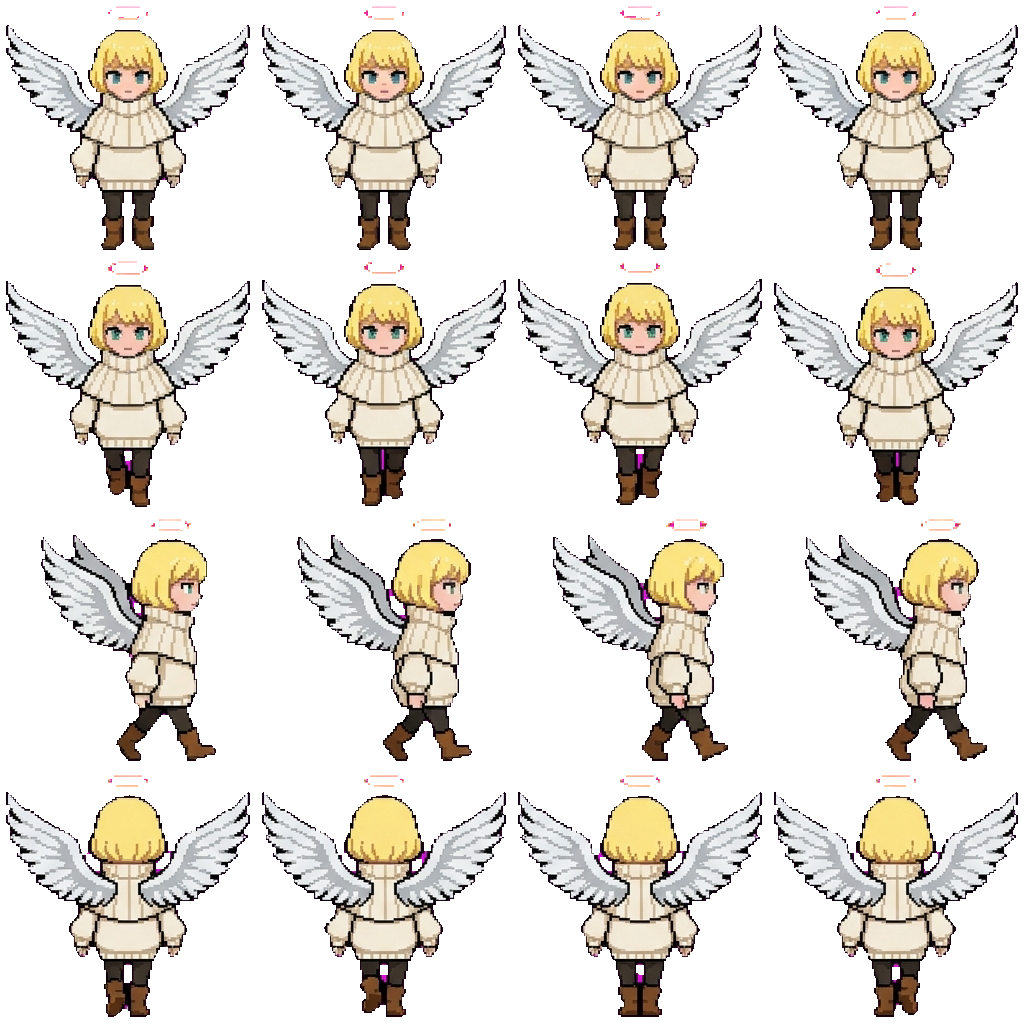 Hana kurusu movement sprite