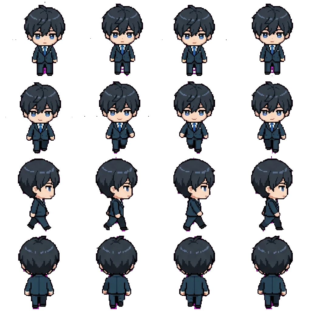 Haru Inumaki movement sprite