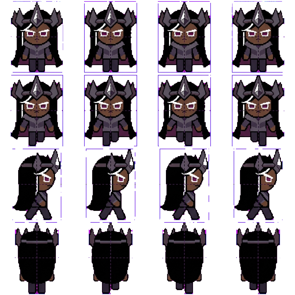 Dark Cocoa Cookie movement sprite