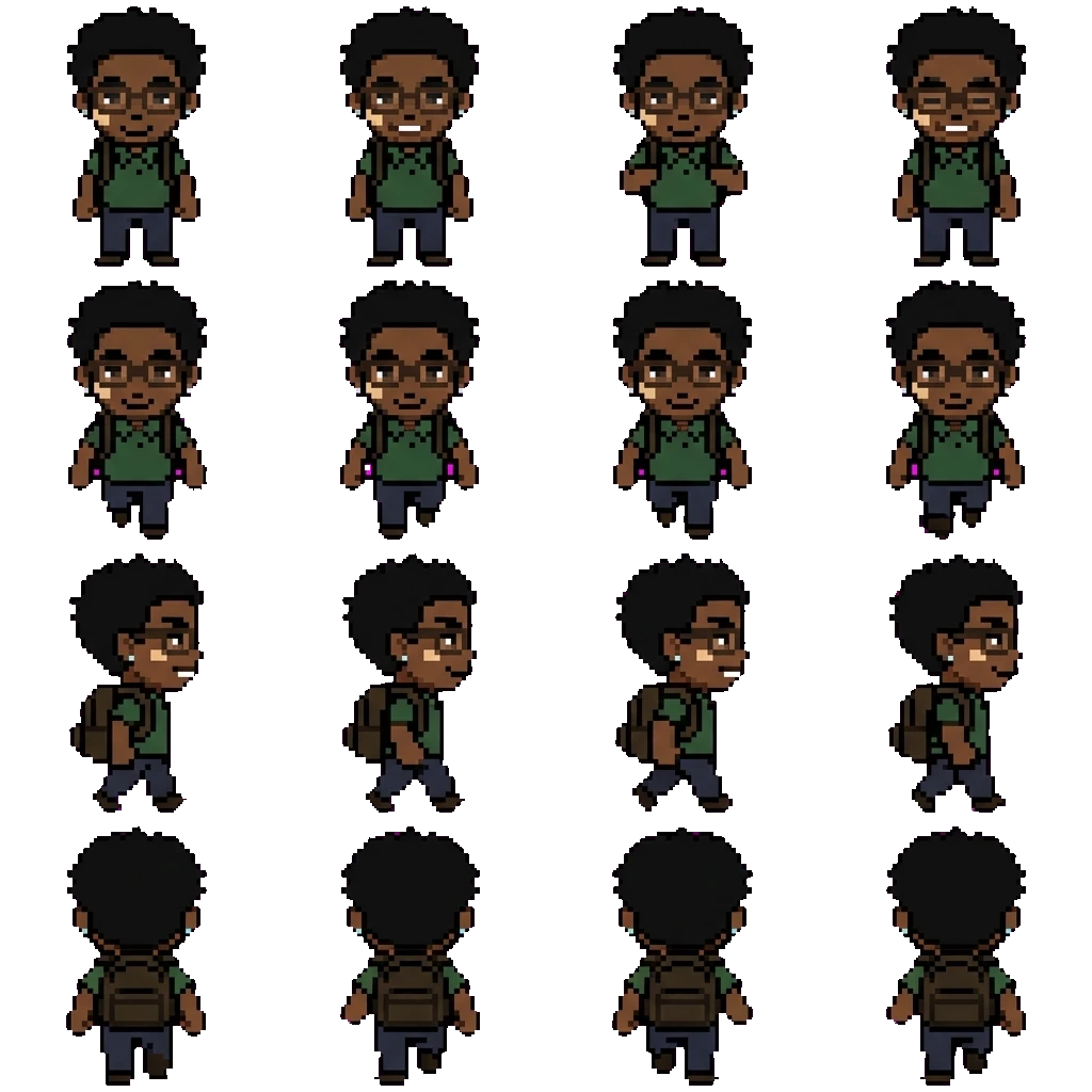 Malcolm movement sprite
