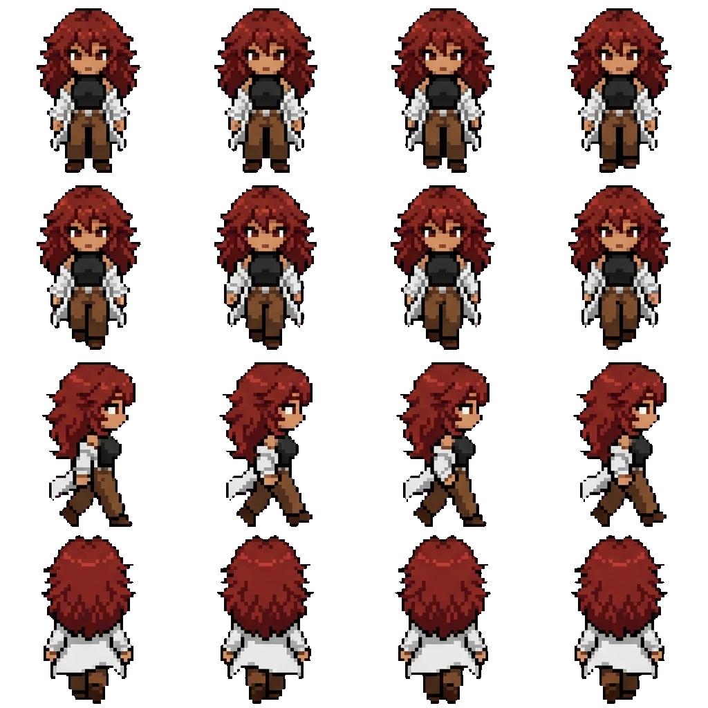 Misaki movement sprite