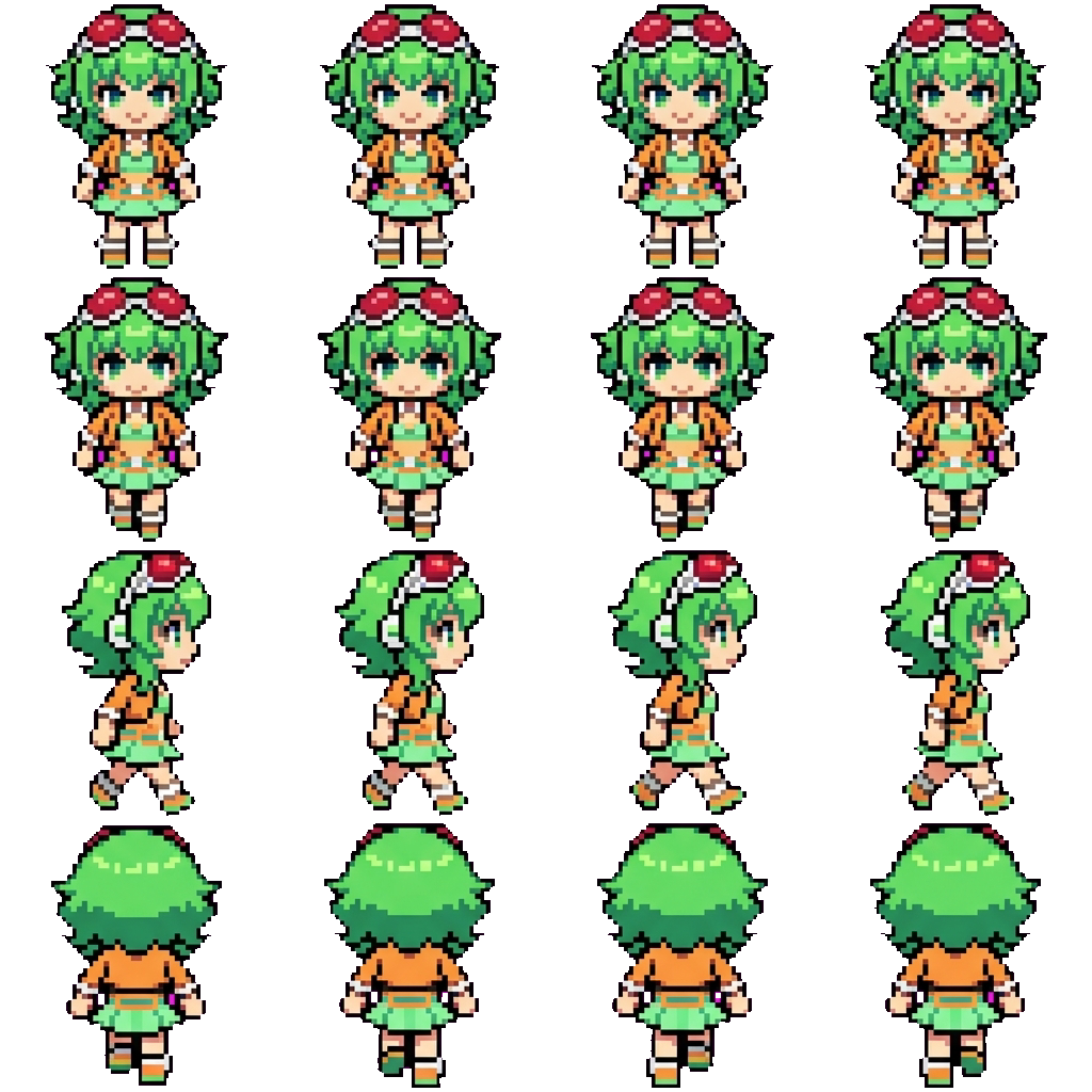 GUMI movement sprite