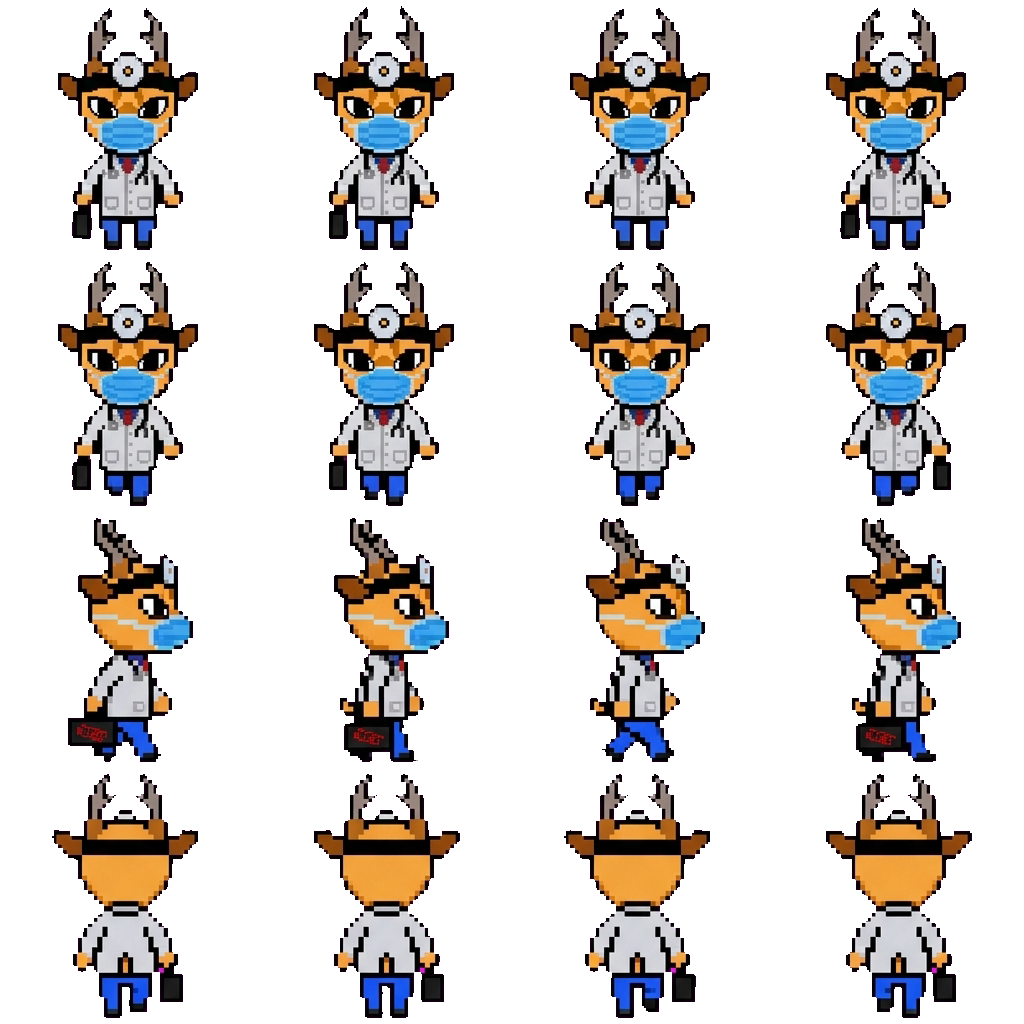 Dr. Harlow movement sprite