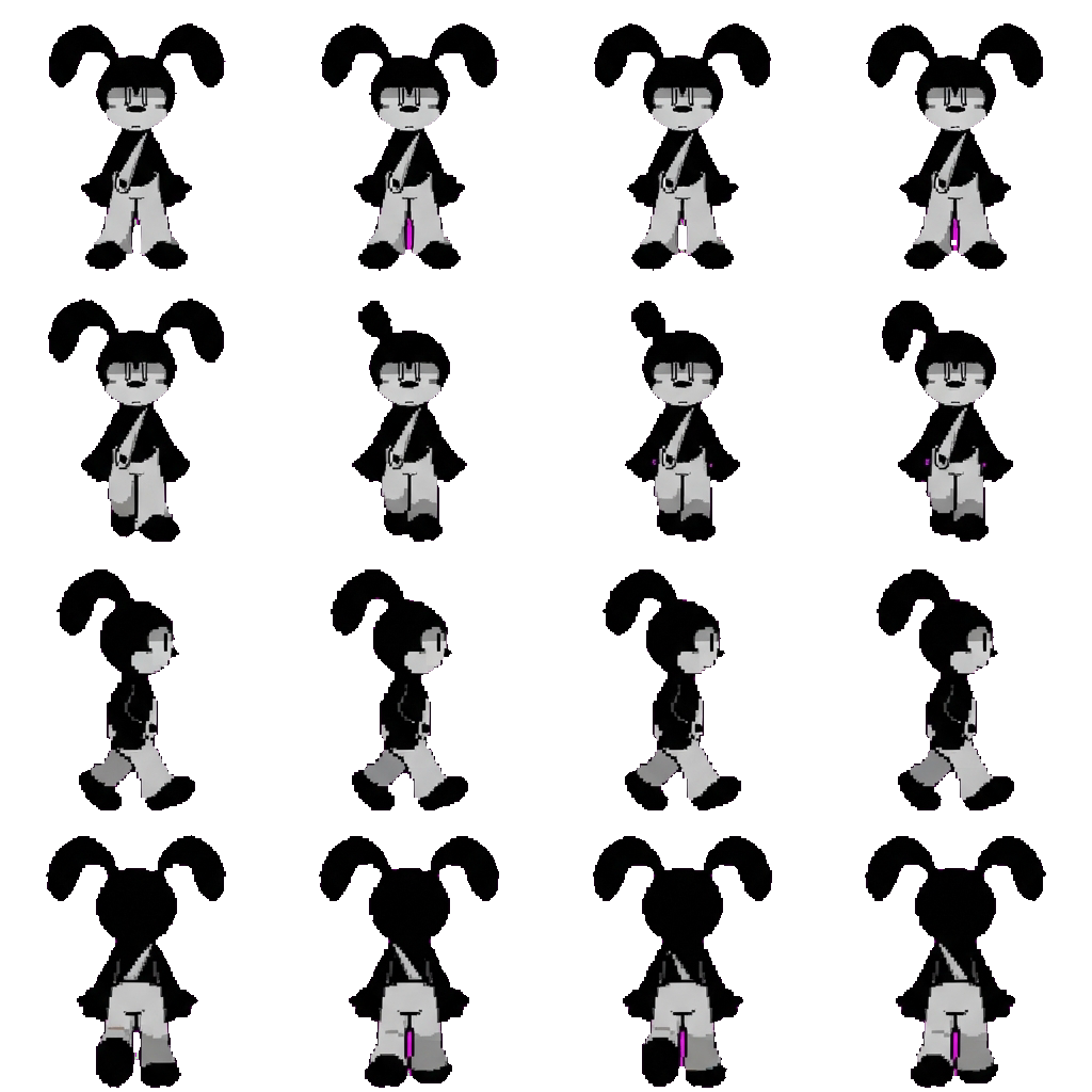 Oswald The Lucky Rabbit movement sprite