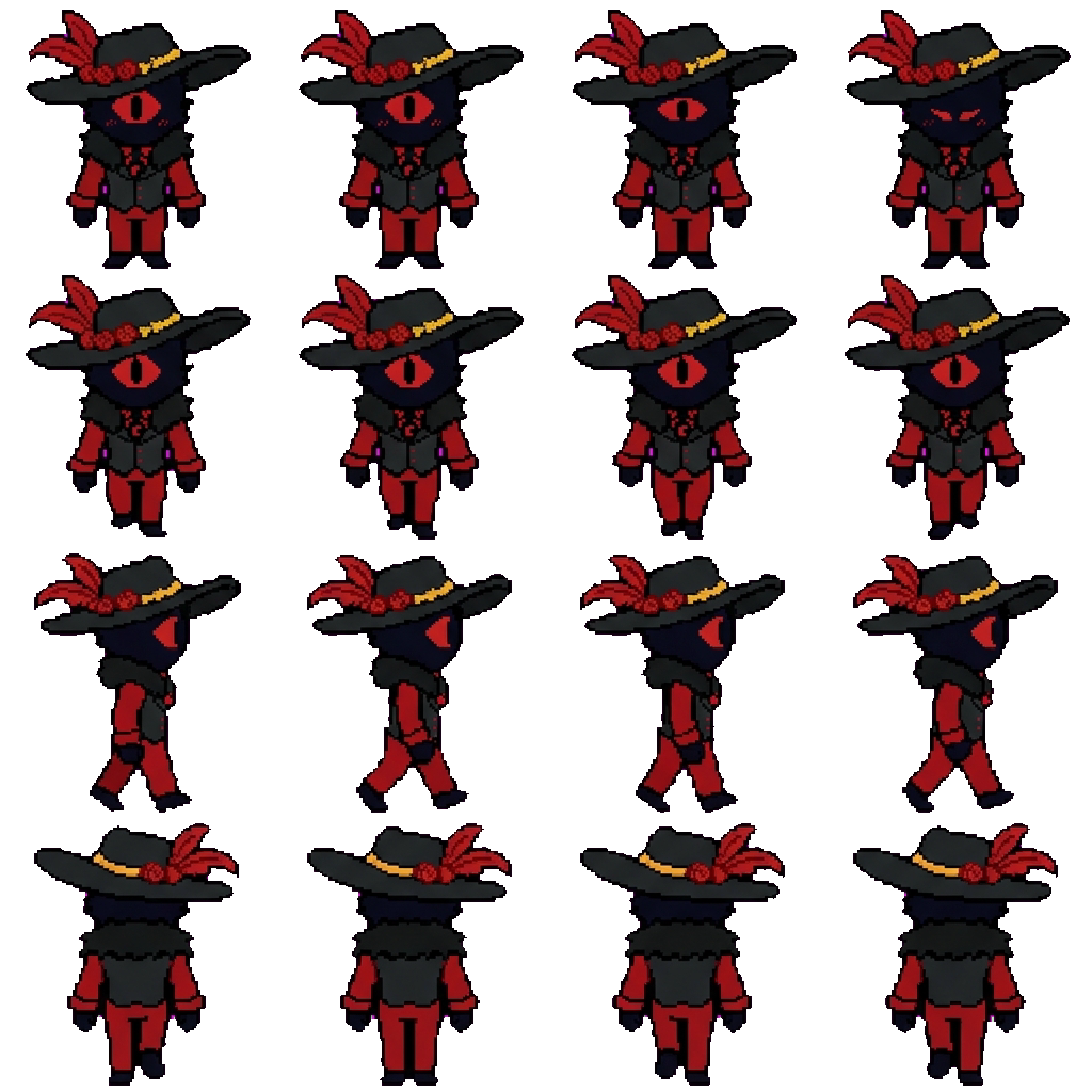 Monitor movement sprite