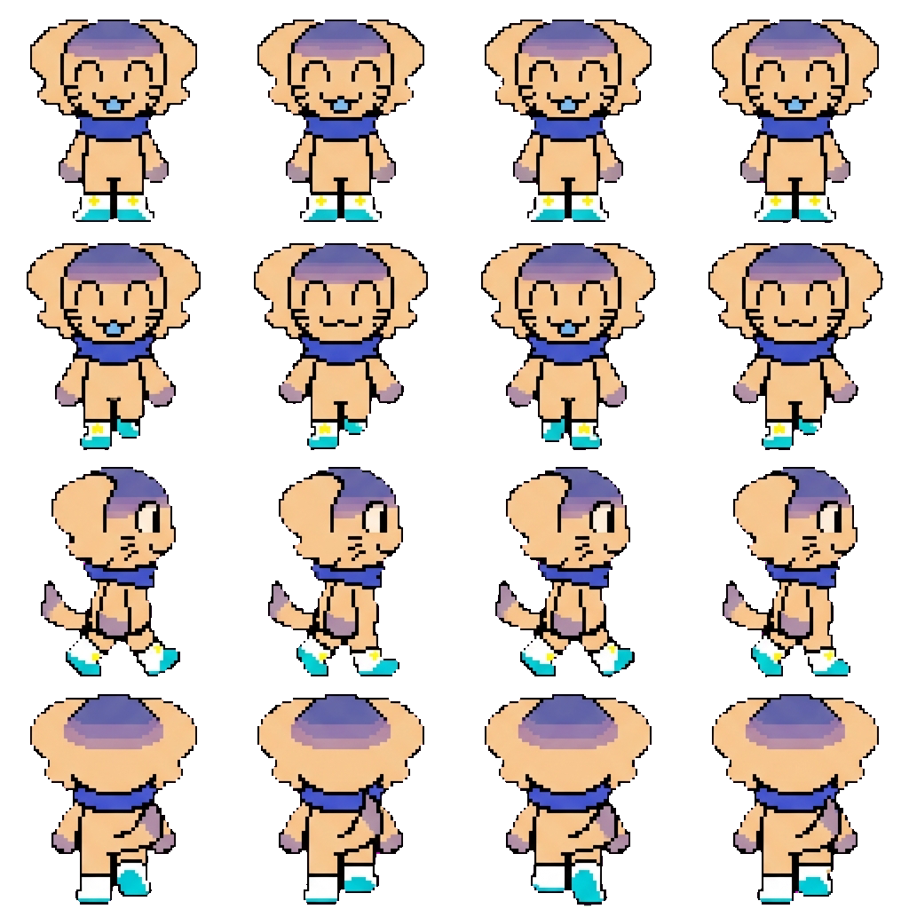 Jasmine Pudding movement sprite