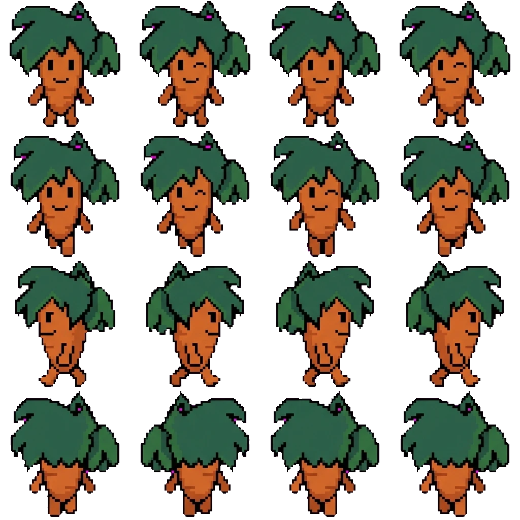 Carrot movement sprite