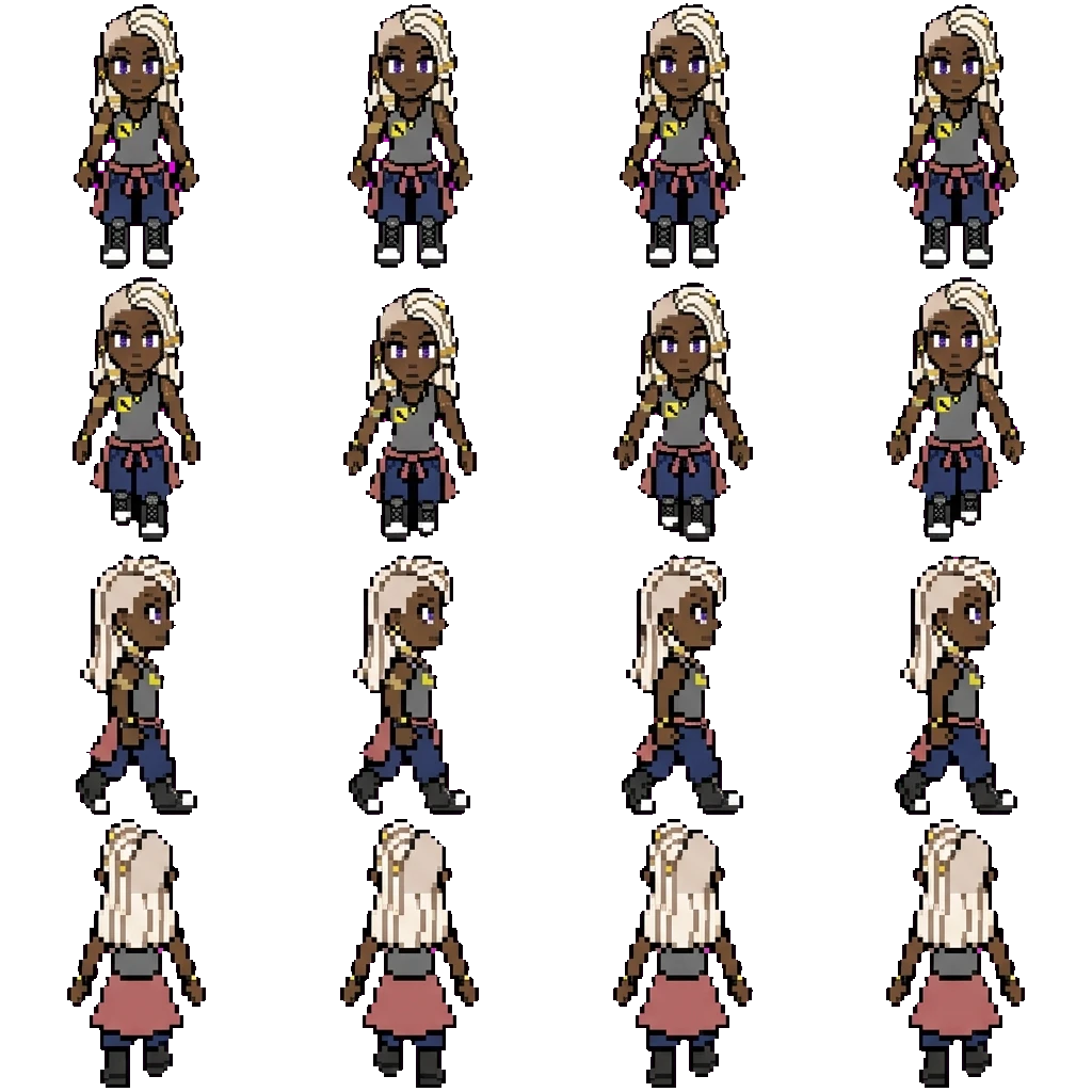 Violet movement sprite