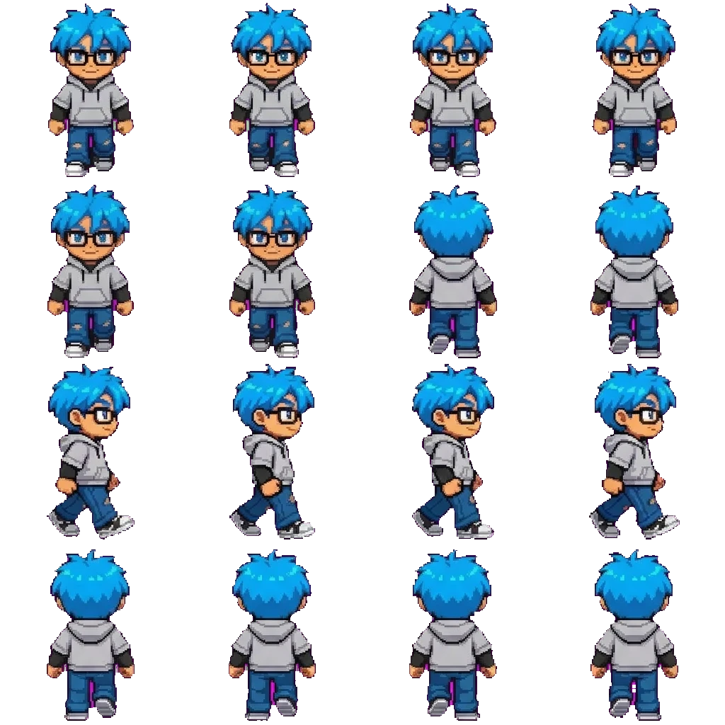 Skylar movement sprite
