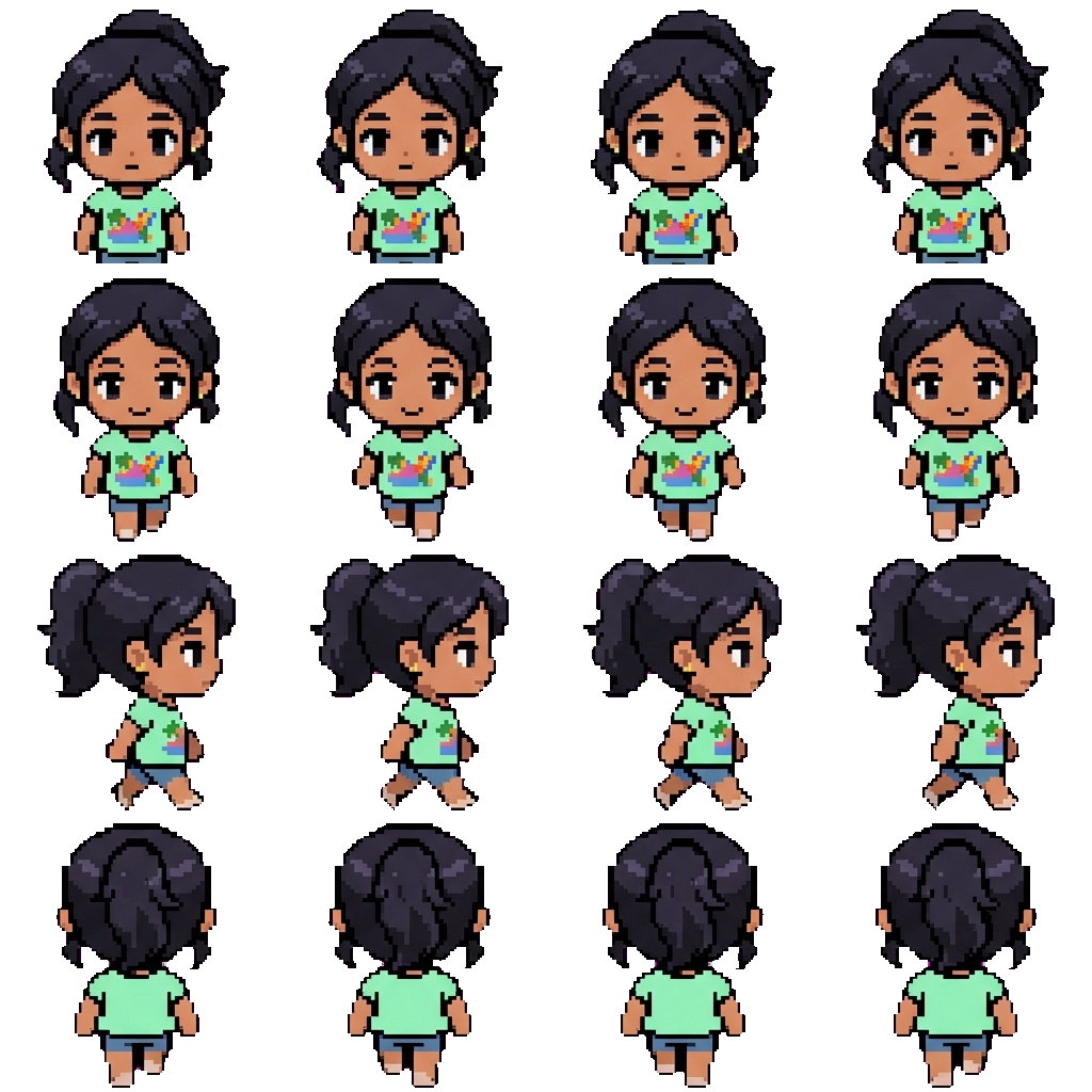 Tria movement sprite