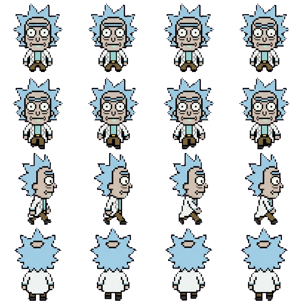 Рик movement sprite