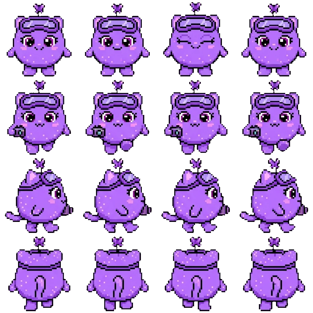 Purple Bijou movement sprite