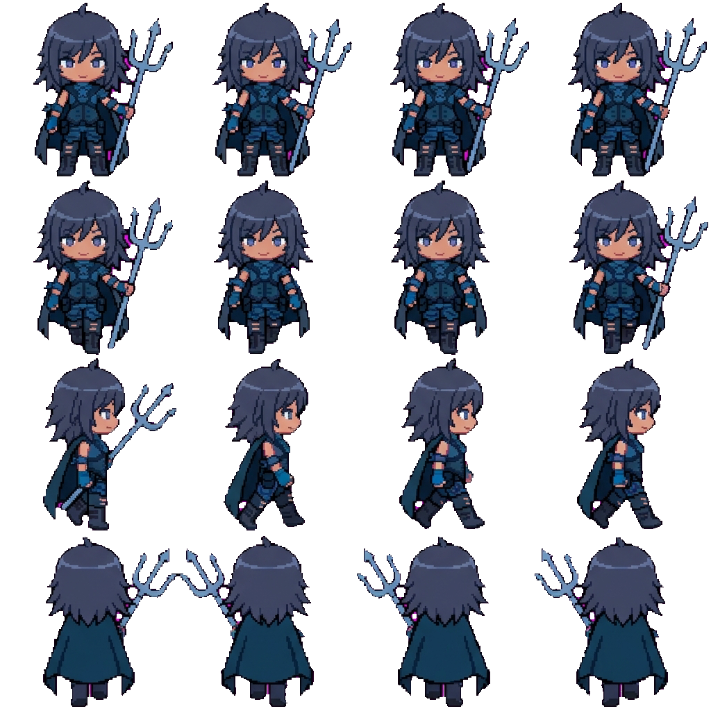 Akira santo movement sprite