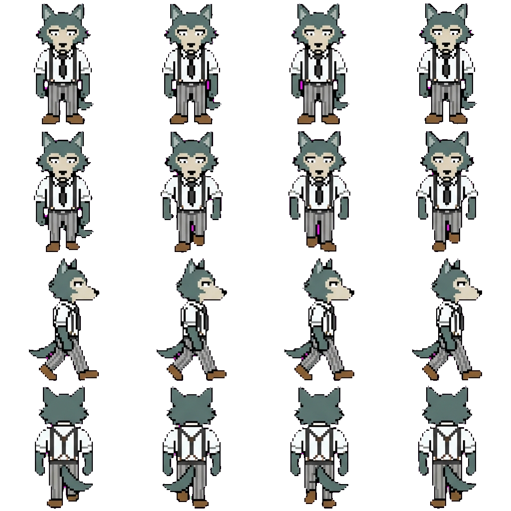 Legoshi movement sprite