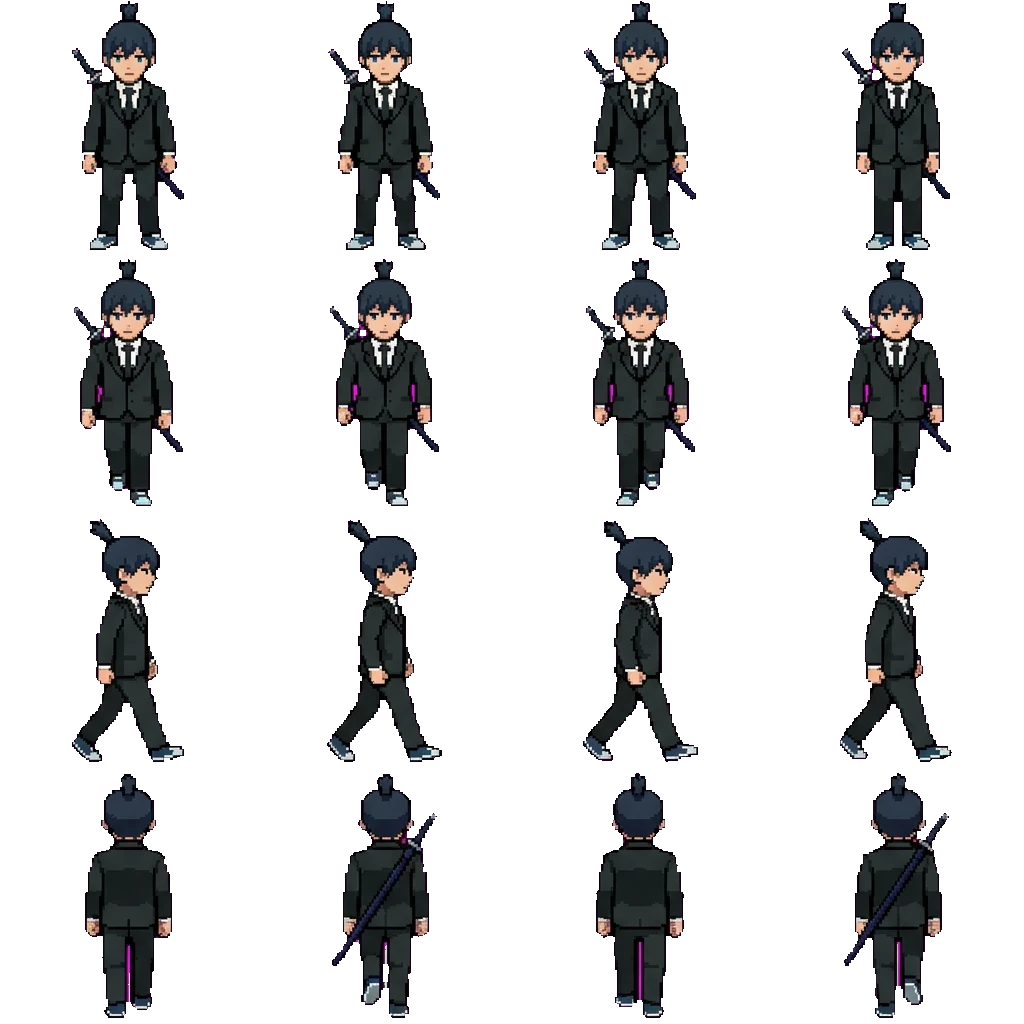 Aki movement sprite