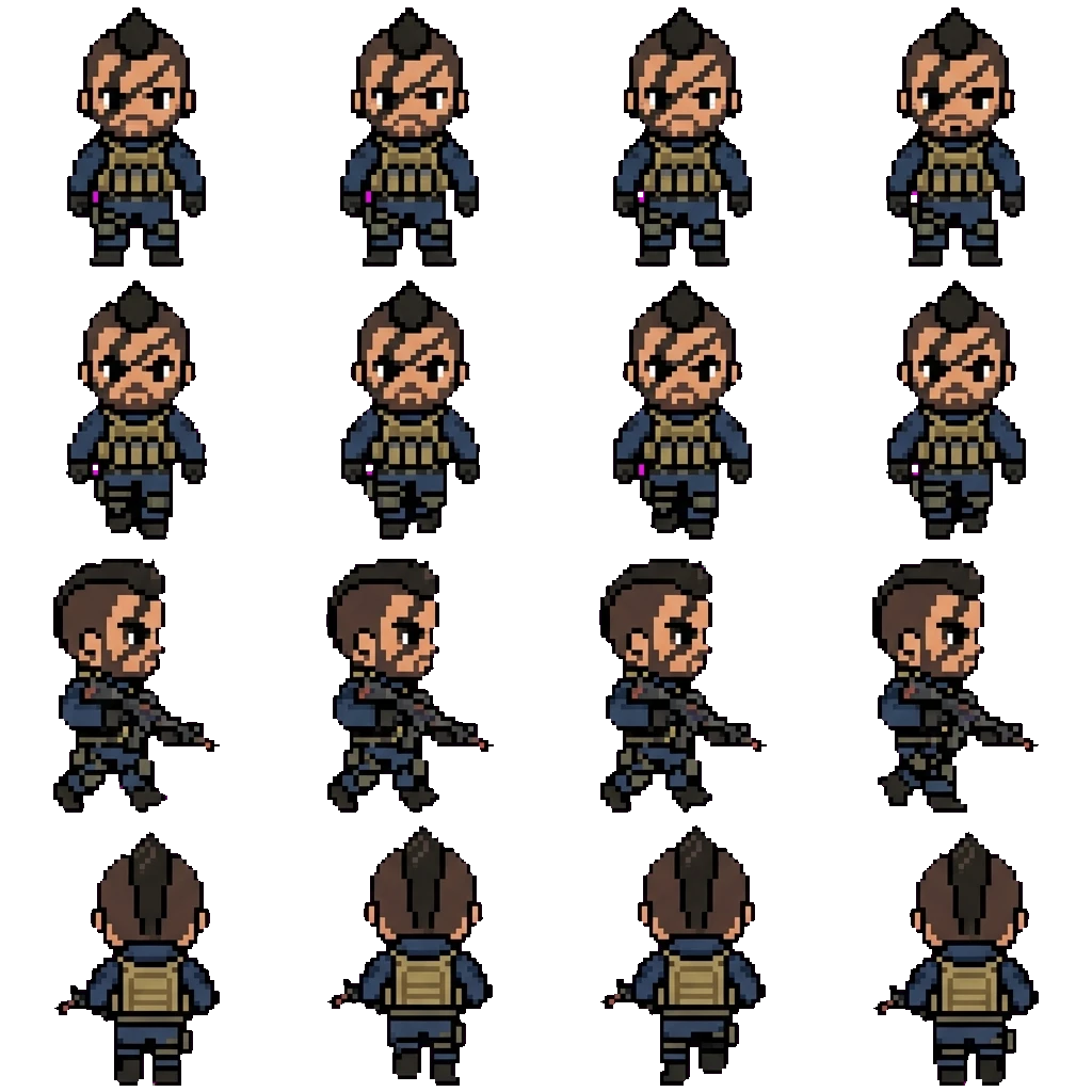 John "Soap" Mactavish movement sprite