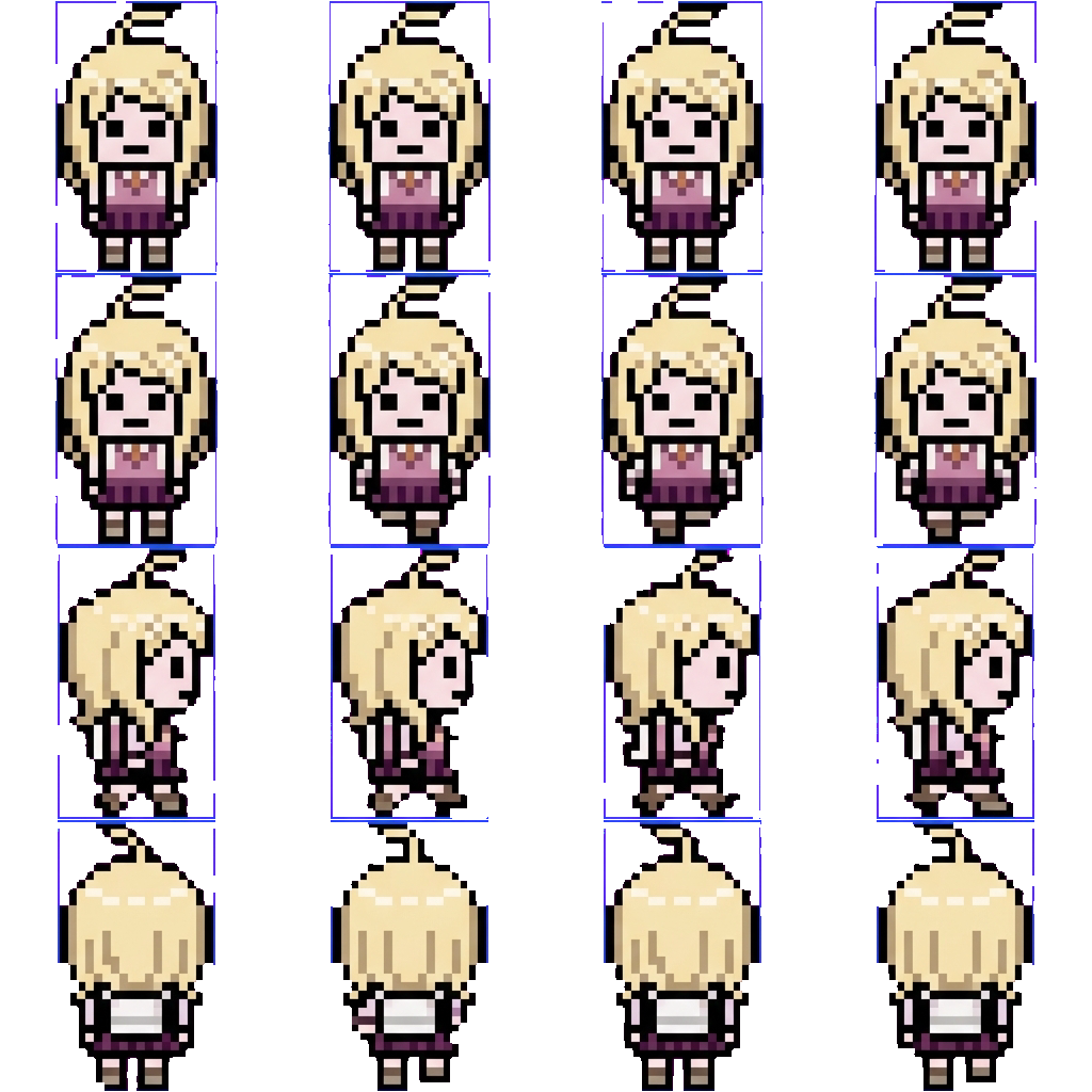 Каэде Акамацу movement sprite