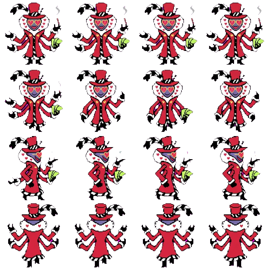 Valentino movement sprite