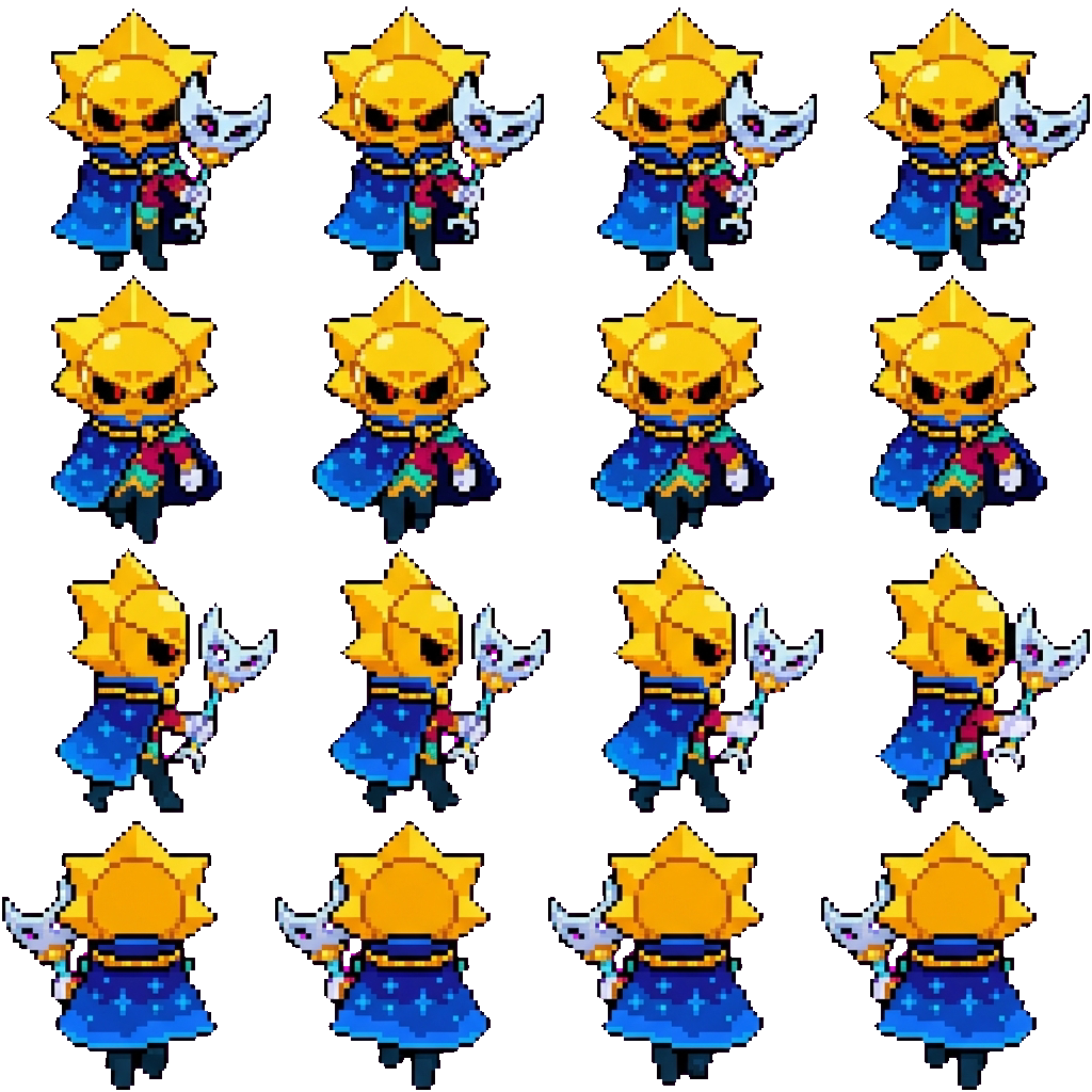 Sirius movement sprite