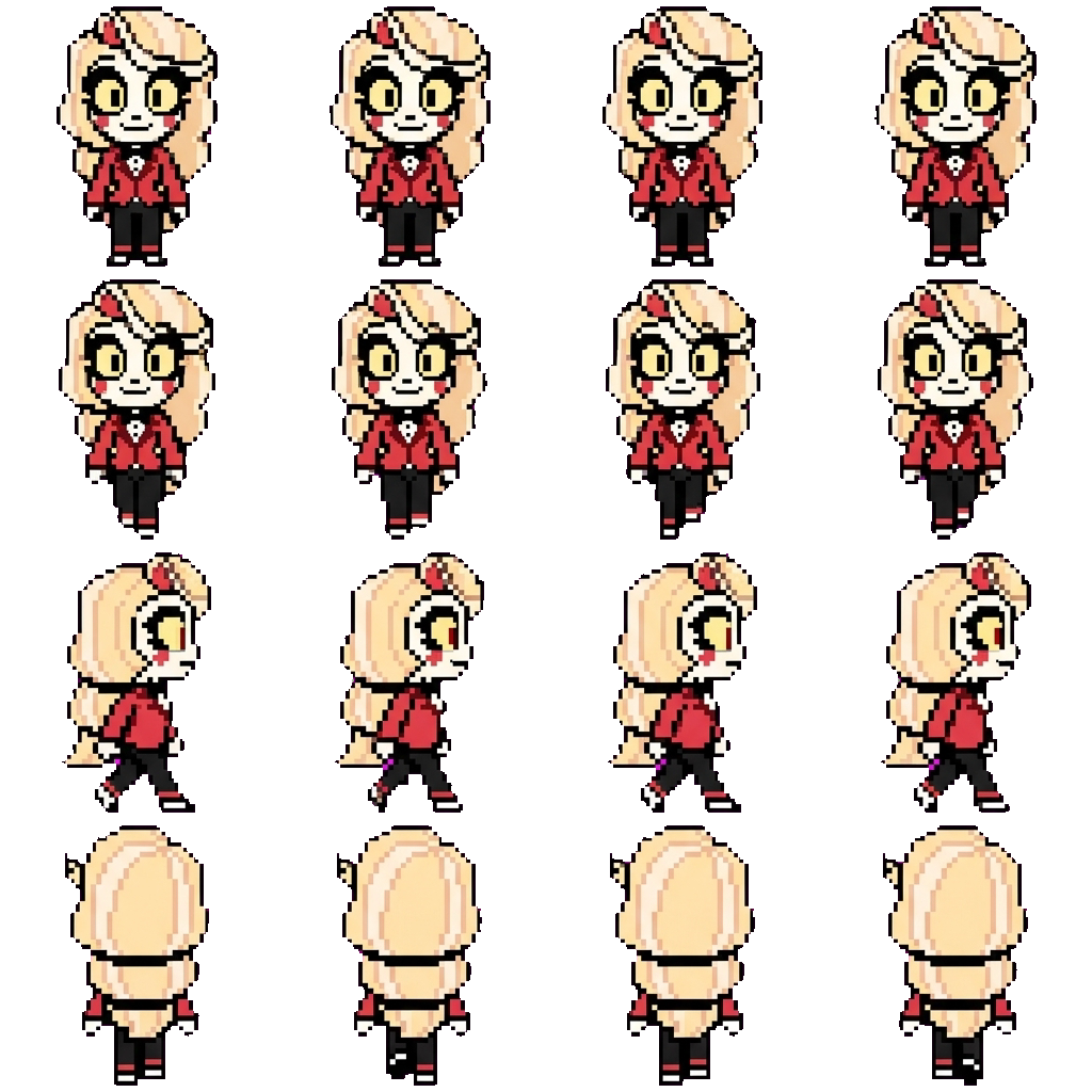 Charlie Morningstar movement sprite