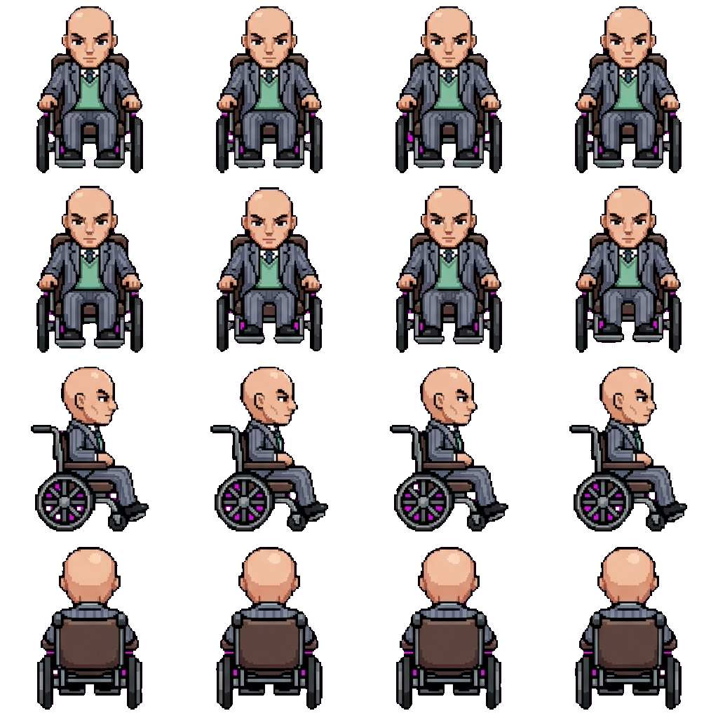 Charles Xavier movement sprite