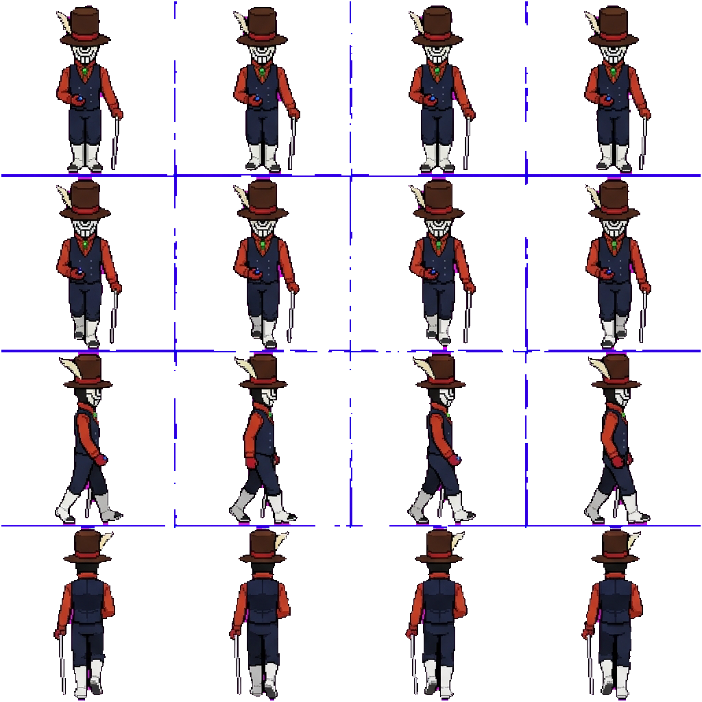 Mr. Combrese movement sprite