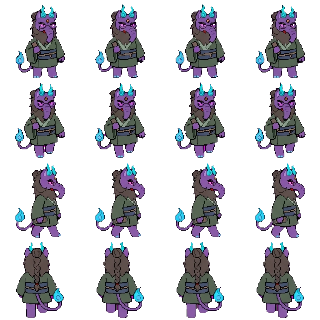 Lady Yumeko movement sprite