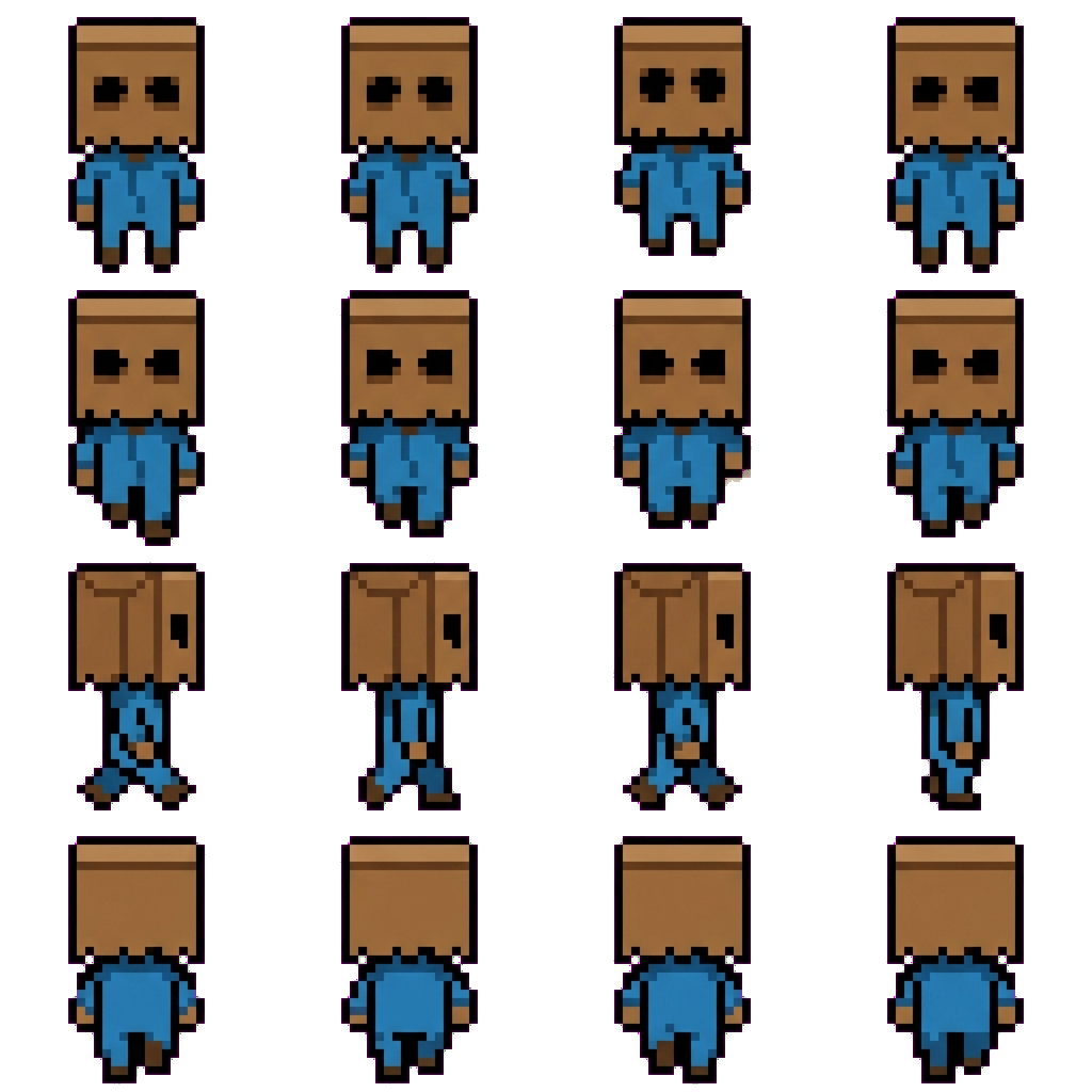 Bag movement sprite
