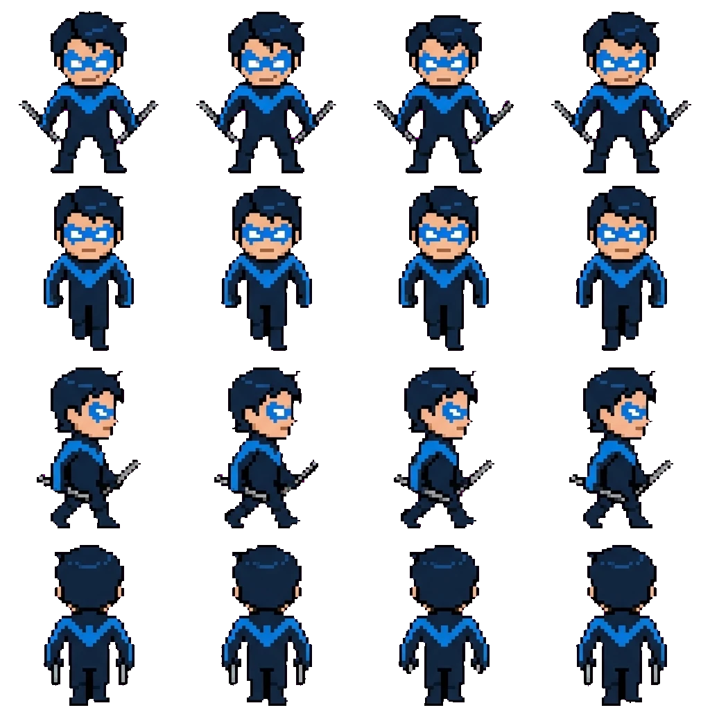 Dick Grayson movement sprite
