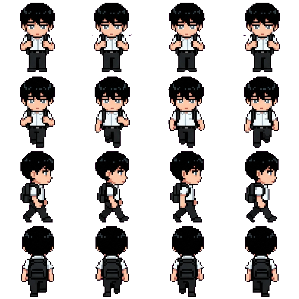 Yoshiki movement sprite