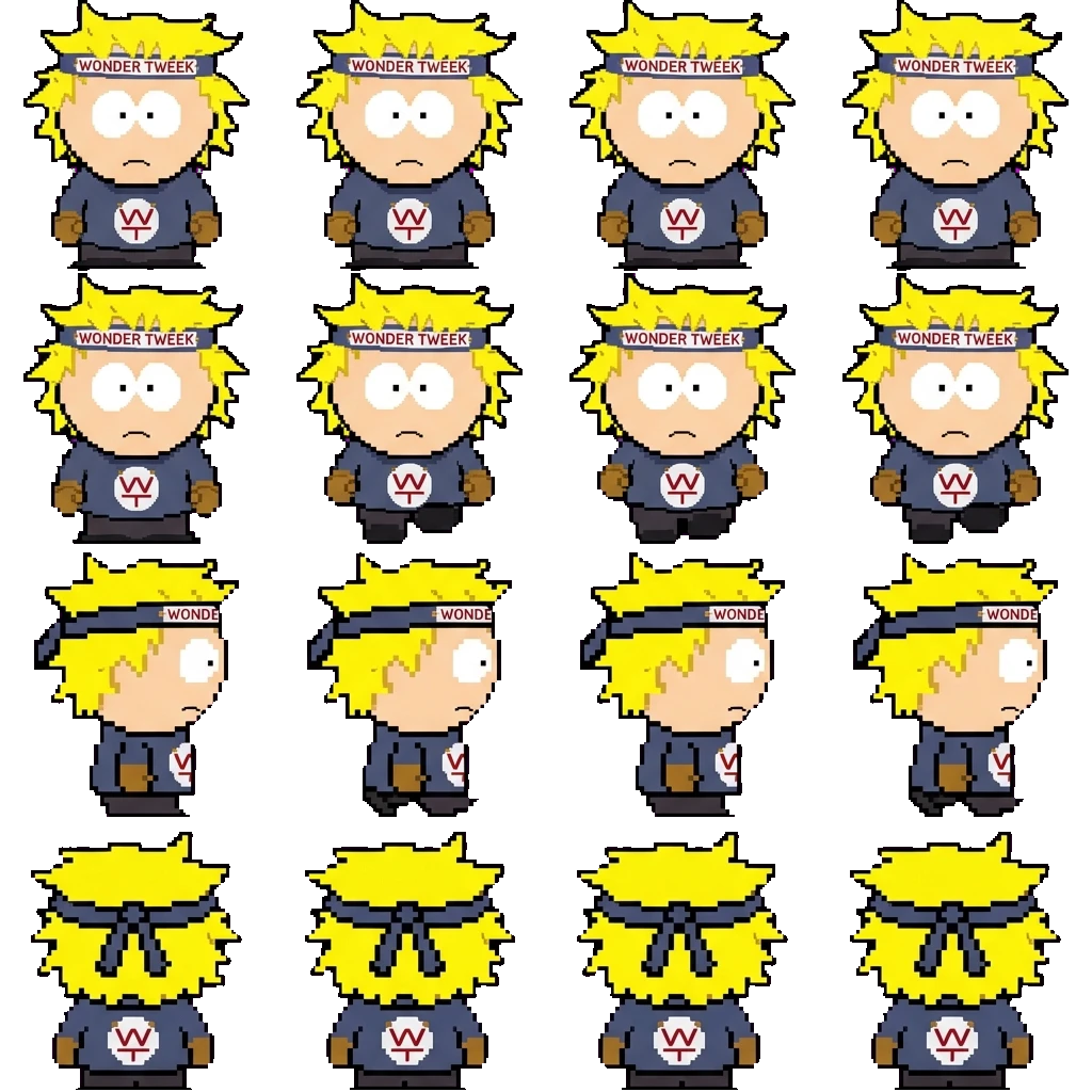 Wonder Tweek movement sprite