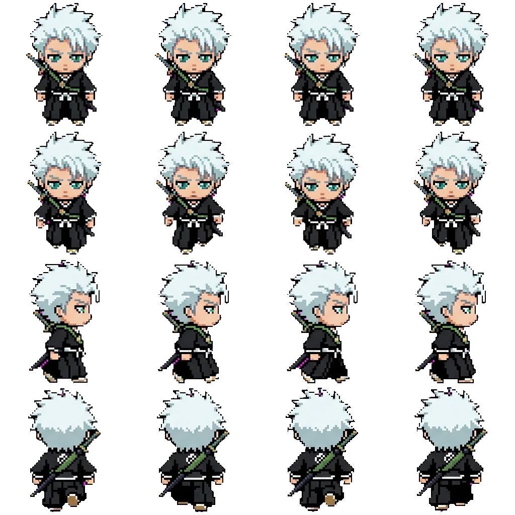 Toshiro Hitsugaya movement sprite