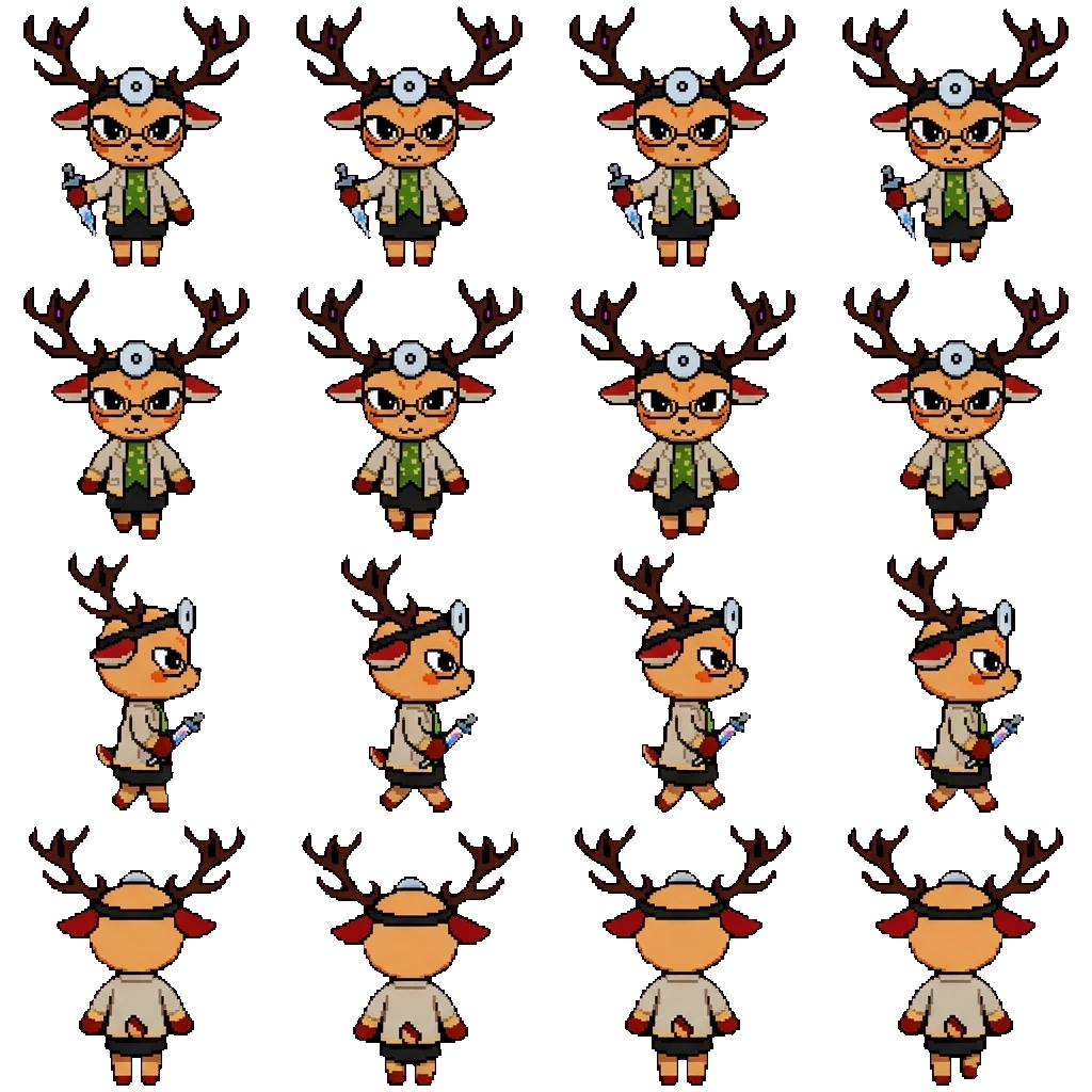 Scientist movement sprite