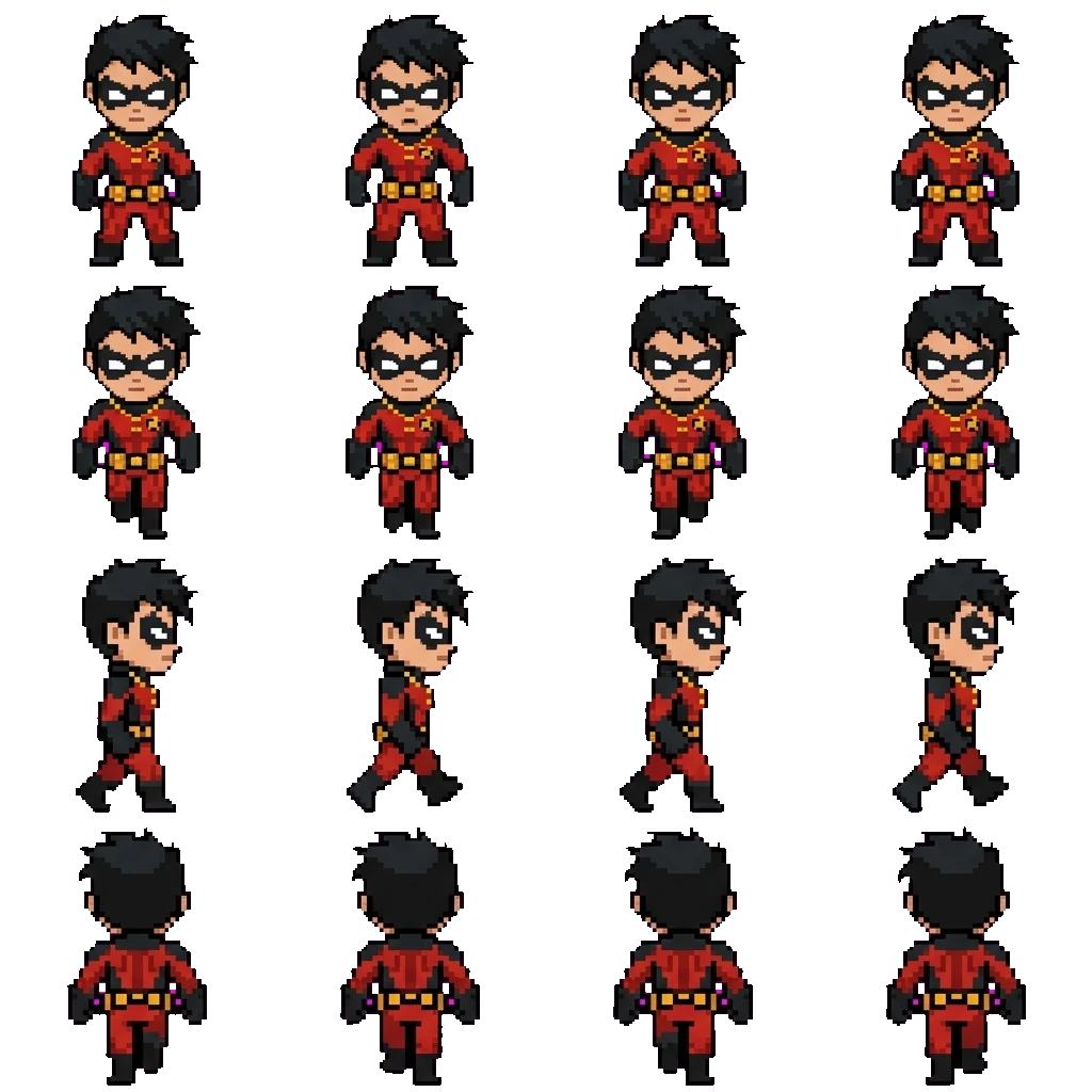 Tim Drake movement sprite
