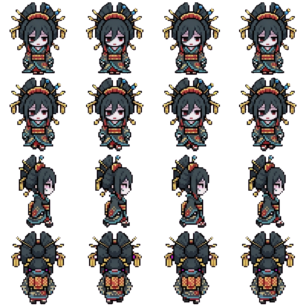 Her majesty movement sprite