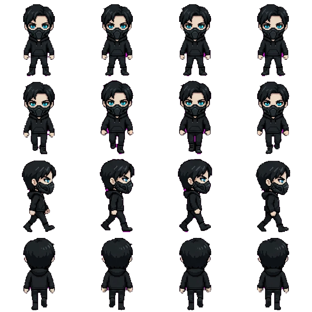 Ash movement sprite
