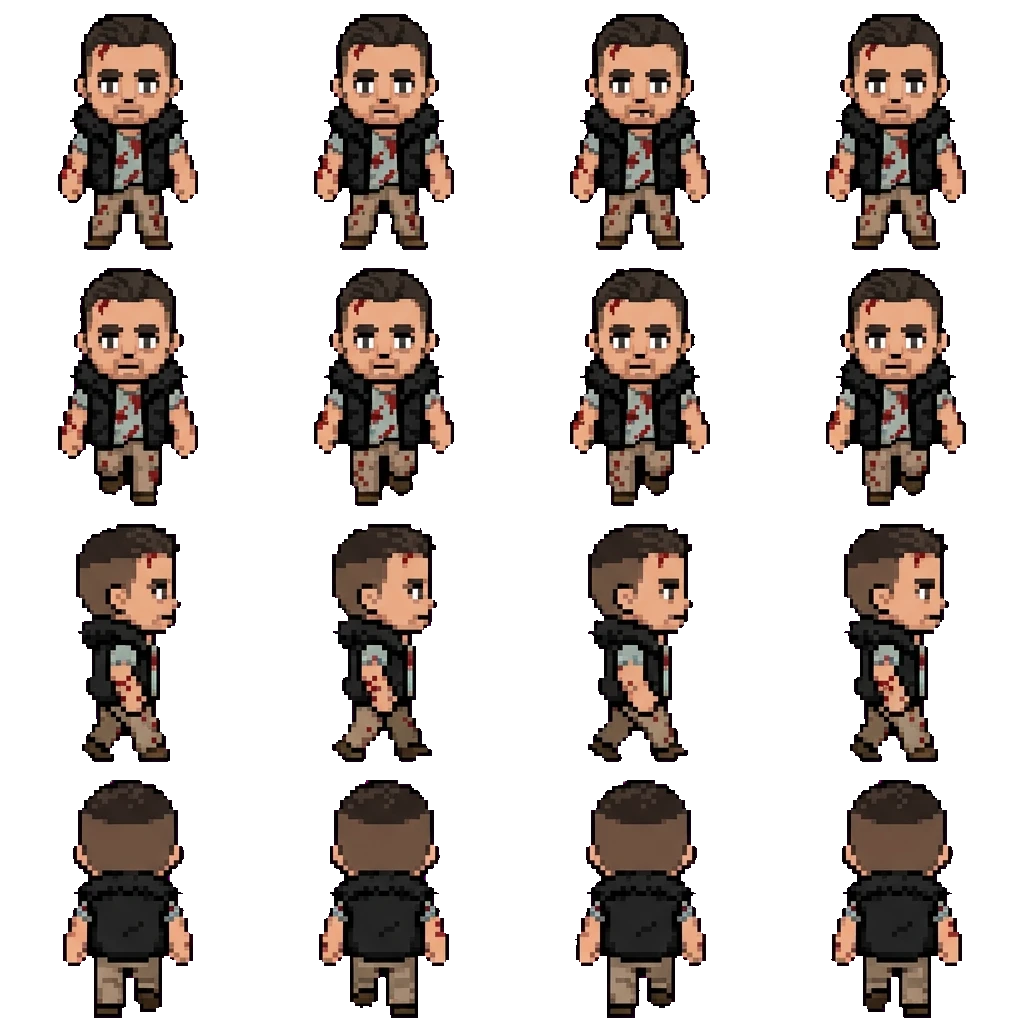 Billy Handsome movement sprite