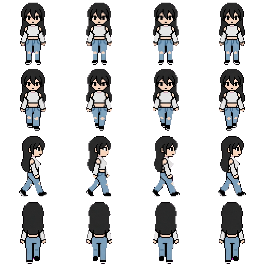 Akira movement sprite