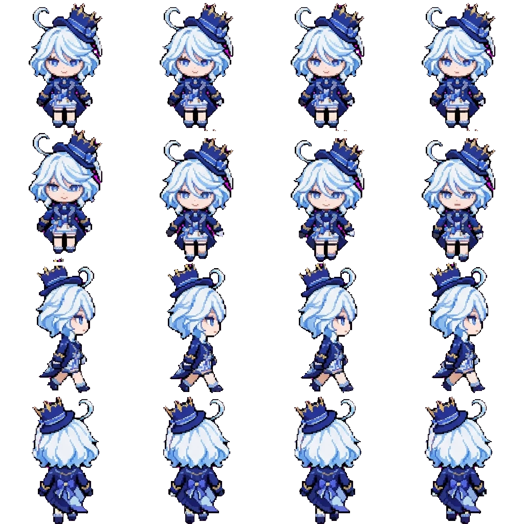 Furina movement sprite
