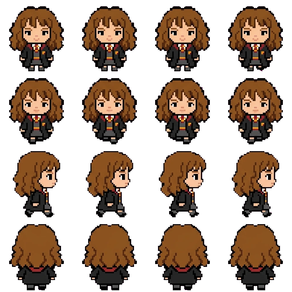 Hermione movement sprite