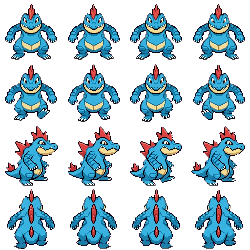 Feraligatr movement sprite
