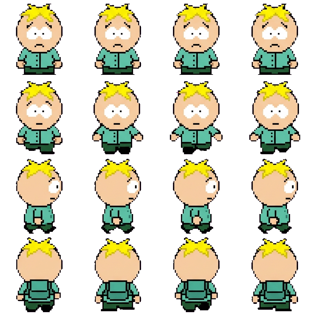 Butters Stotch movement sprite
