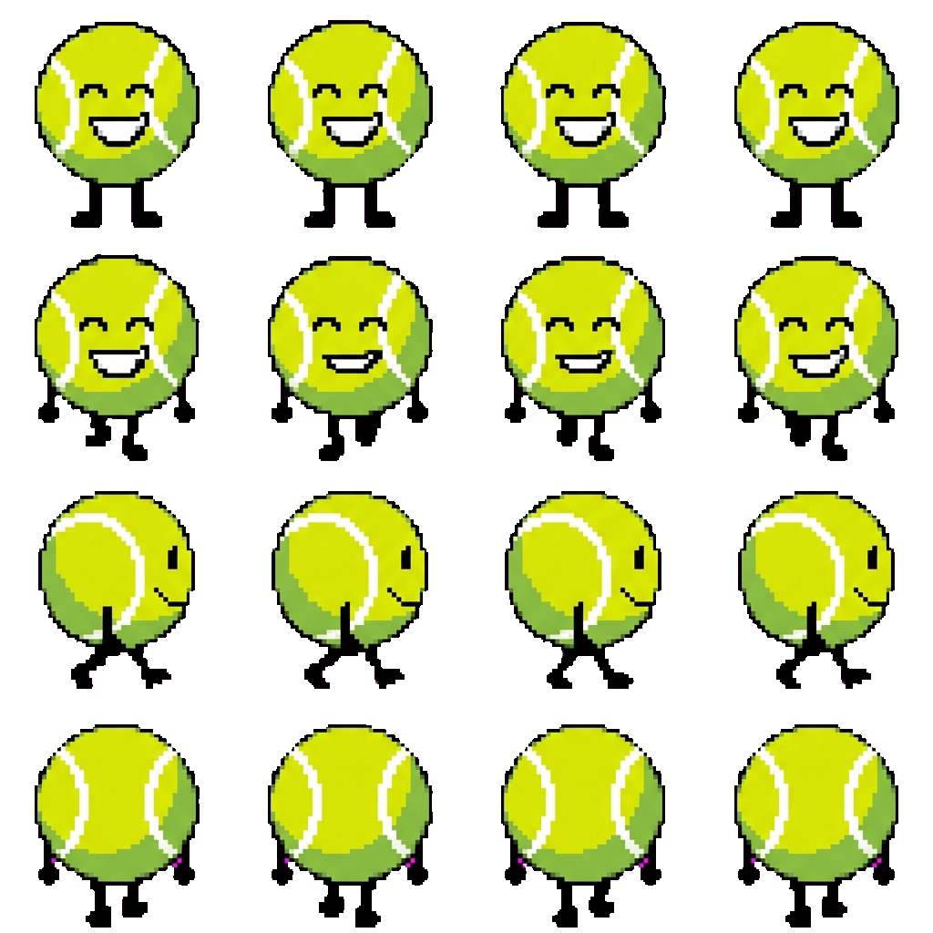 Tennis Ball movement sprite