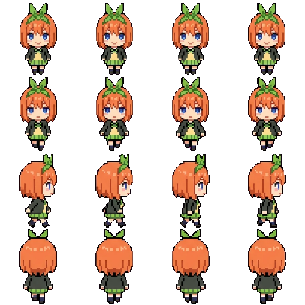 Yotsuba Nakano movement sprite
